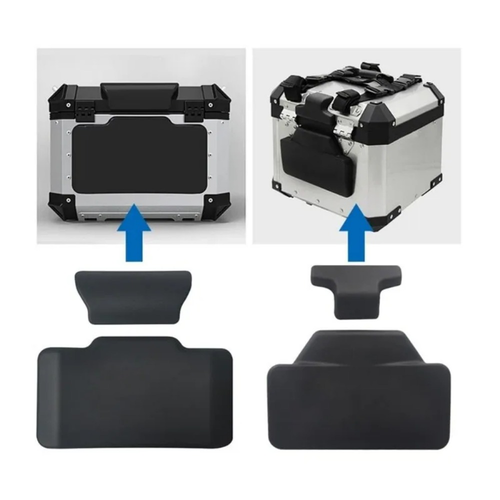 Luggage Cover Protector - กล่องเก็บสัมภาระท้ายรถมอเตอร์ไซค์แบบยูนิเวอร์แซล ขนาด 45L/55L 1 ชุด พร้อมเบาะพิงหลังแบบ