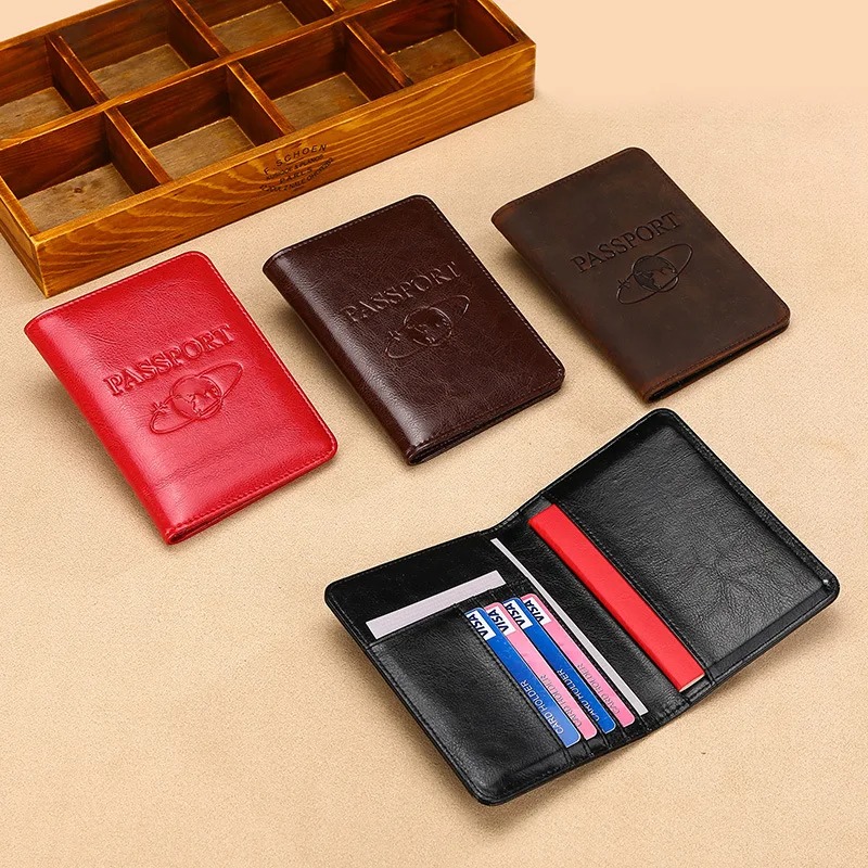 Unisex ปกหนังสือเดินทางหนังแท้ - Travel Accessories Wallet บทวิจารณ์และราคา