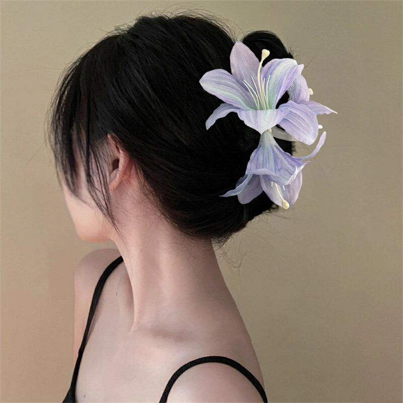 กิ๊บติดผมรูปดอกลิลลี่แบบจำลอง  - Travel Accessories Aesthetic บทวิจารณ์และราคา