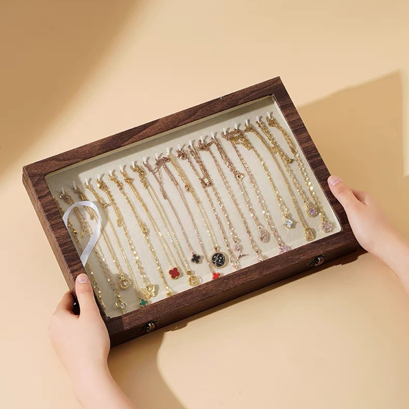 กล่องเครื่องประดับไม้สําหรับงา - Travel Accessories Jewelry บทวิจารณ์และราคา