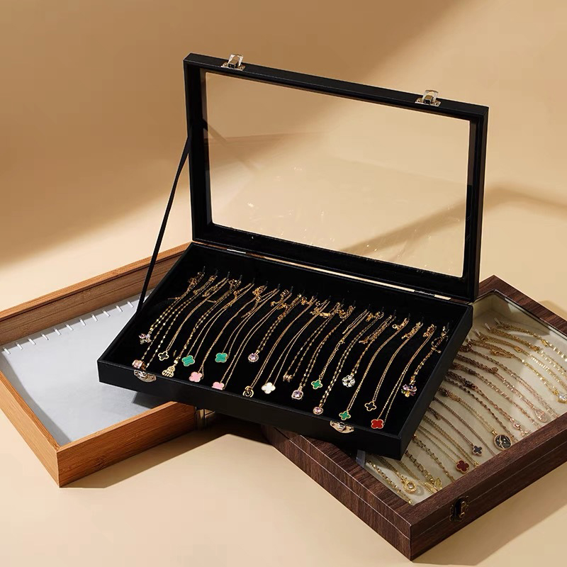 กล่องเครื่องประดับไม้สําหรับงา - Travel Accessories Jewelry บทวิจารณ์และราคา
