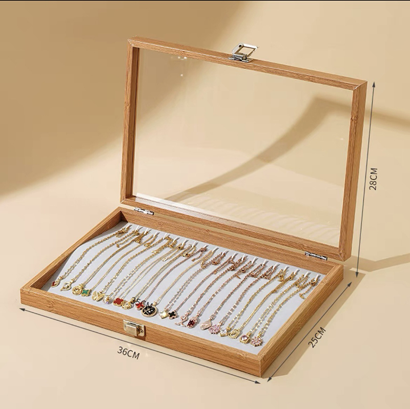 กล่องเครื่องประดับไม้สําหรับงา - Travel Accessories Jewelry บทวิจารณ์และราคา