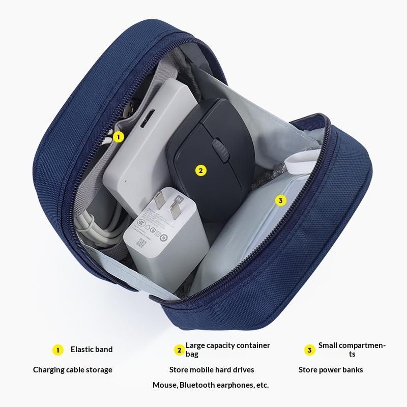 【F】กระเป๋าจัดระเบียบสายเคเบิลแ - Travel Accessories Organizer Bag บทวิจารณ์และราคา