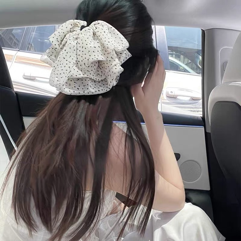 กิ๊บติดผมรูปฉลามโบว์ใหญ่ลายจุด - Travel Accessories Aesthetic บทวิจารณ์และราคา