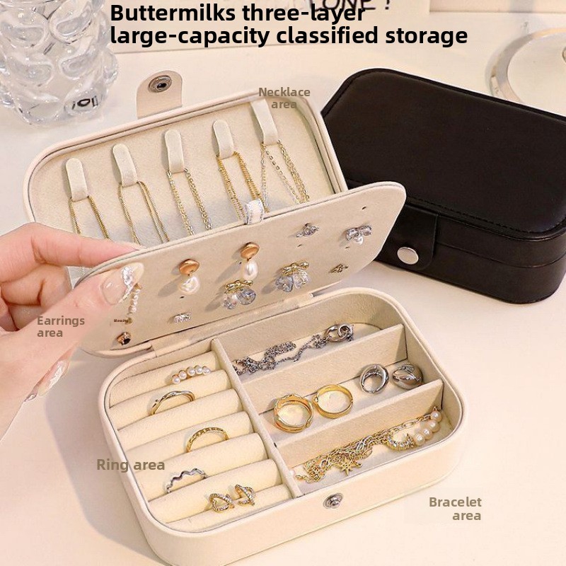 กล่องเก็บเครื่องประดับพกพาขนาด - Travel Accessories Jewelry บทวิจารณ์และราคา