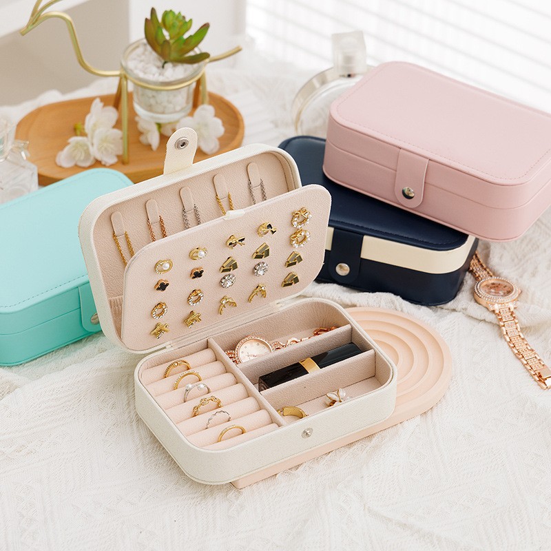 กล่องเก็บเครื่องประดับพกพาขนาด - Travel Accessories Jewelry บทวิจารณ์และราคา