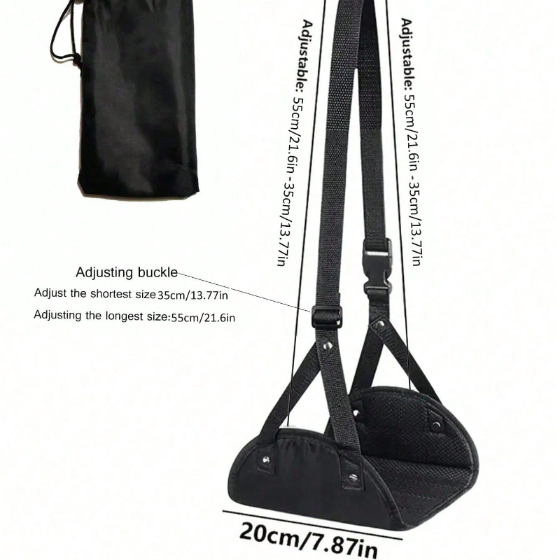 แบบพกพาปรับ Footrest Hammock ส - Travel Accessories Long Flight บทวิจารณ์และราคา