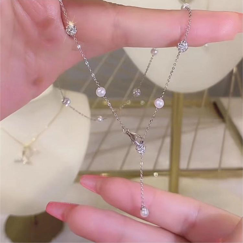 สร้อยคอแบบโซ่ประดับมุกเทียมแสน - Travel Accessories As Gifts บทวิจารณ์และราคา