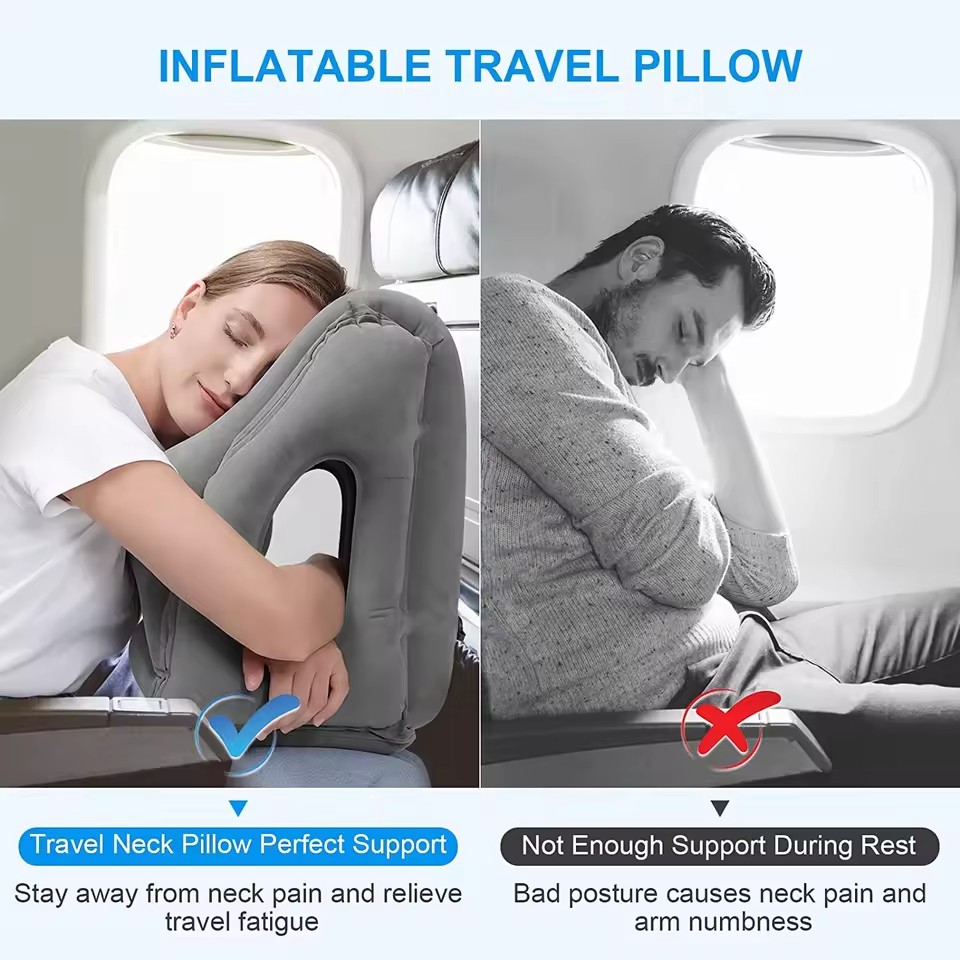 หมอนรองคอแบบพองลม, อุปกรณ์เดิน - Travel Accessories Long Flight บทวิจารณ์และราคา