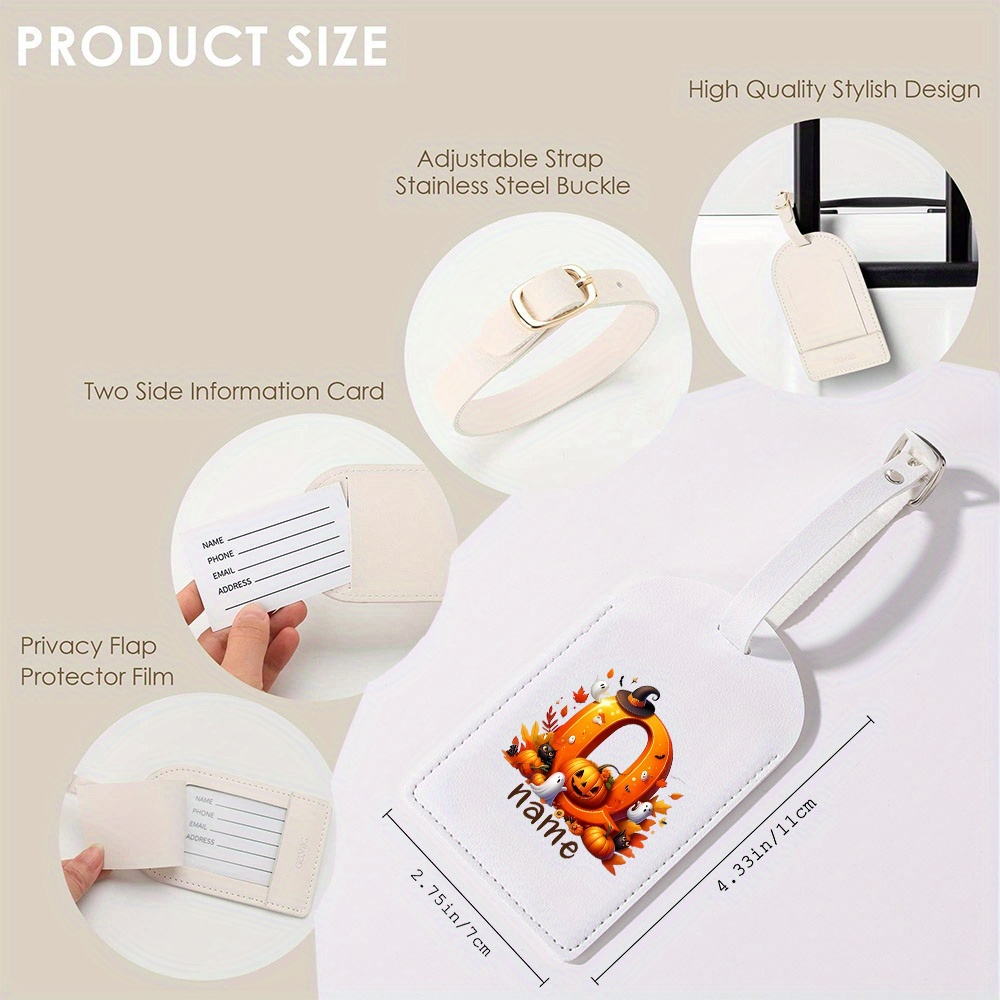 ป้ายติดกระเป๋าเดินทางธีมฮาโลวี - Travel Accessories As Gifts บทวิจารณ์และราคา
