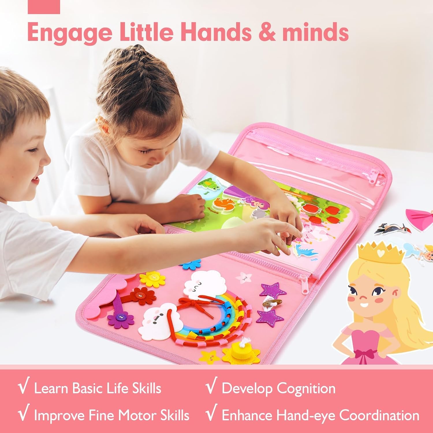 เด็กวัยหัดเดิน Busy Board ของเ - Travel Accessories Baby บทวิจารณ์และราคา