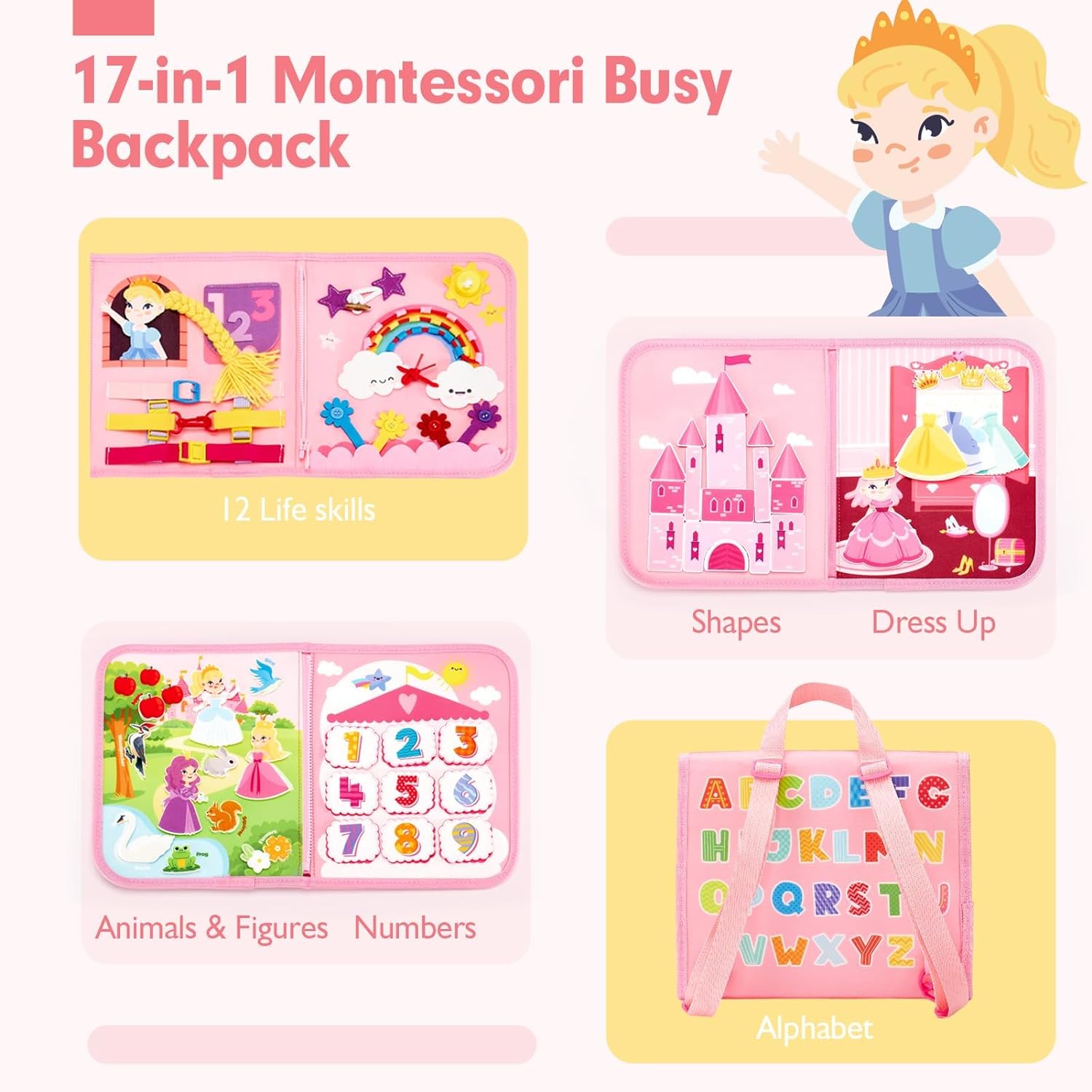 เด็กวัยหัดเดิน Busy Board ของเ - Travel Accessories Baby บทวิจารณ์และราคา