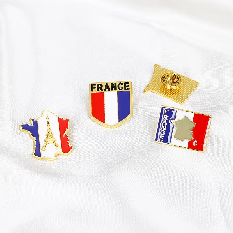 เข็มกลัดเคลือบลายธงชาติฝรั่งเศ - Travel Accessories Jewelry บทวิจารณ์และราคา