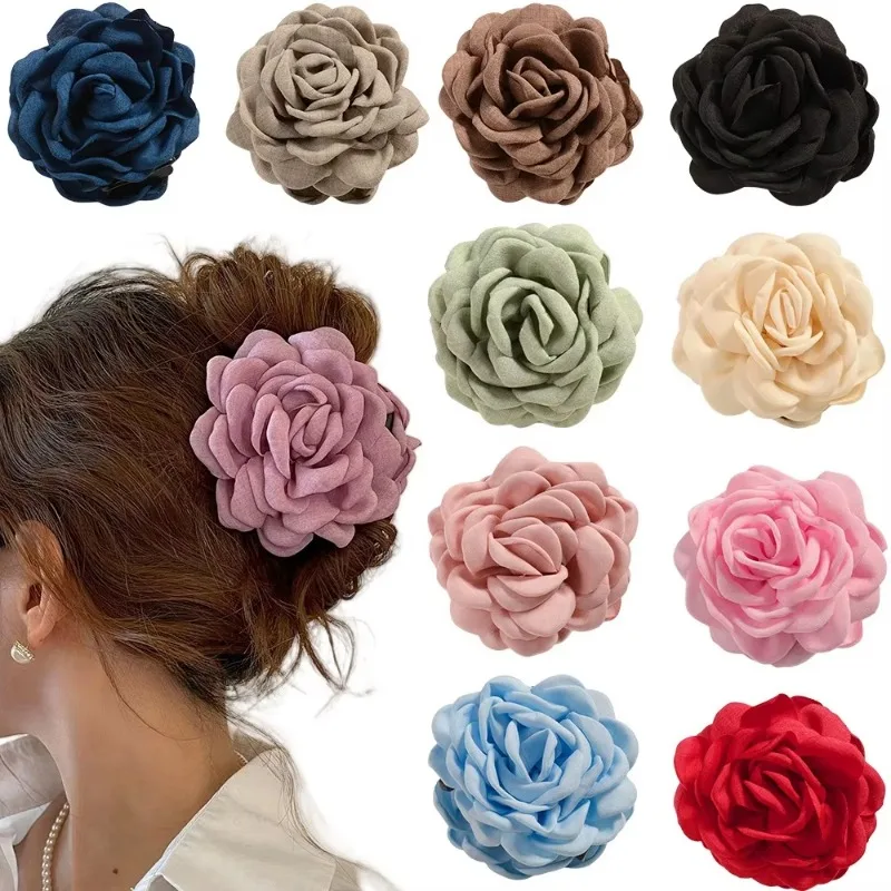 กิ๊บติดผมดอกกุหลาบผ้าฝรั่งเศสส - Travel Accessories Aesthetic บทวิจารณ์และราคา