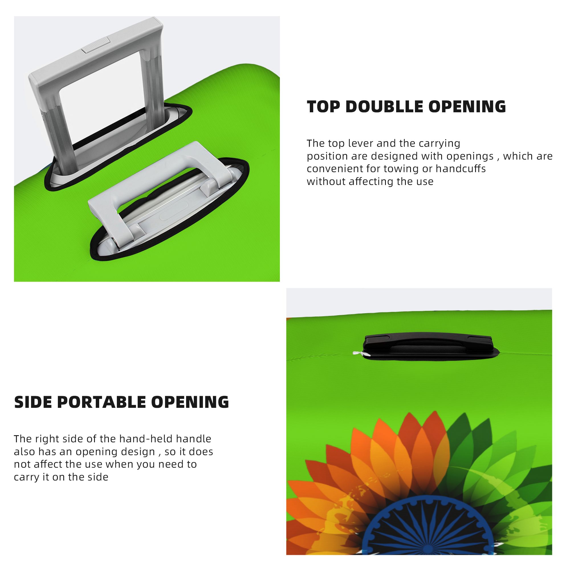 ผ้าคลุมกระเป๋าเดินทางลายธงชาติ - Travel Accessories India บทวิจารณ์และราคา