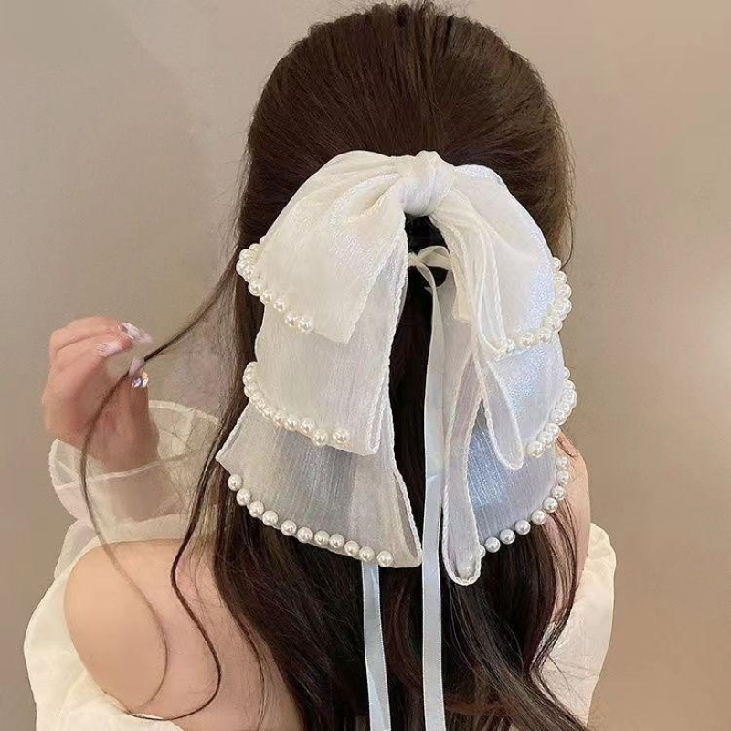 เครื่องประดับผมสตรีลูกปัดริบบิ - Travel Accessories Aesthetic บทวิจารณ์และราคา